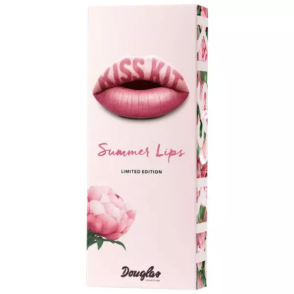 Kit pentru buze, Douglas, Kiss Kit Summer Lips Private Pink, 95 lei
