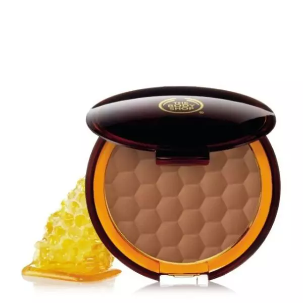 Pudră bronzantă, The Body Shop, Honey Bronze Bronzing Powder, 62 lei