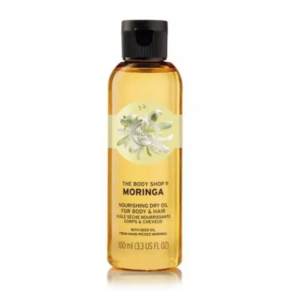 Ulei pentru păr și corp, The Body Shop, Moringa Beautifying Oil, 74 lei