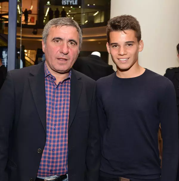 Gheorghe Hagi si fiul sau, Ianis