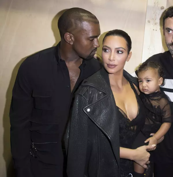 Kanye West, Kim Kardashian si North West
