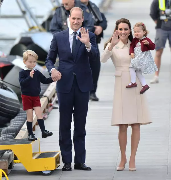 Printul William, Kate Middleton, Printul George si Printesa Charlotte