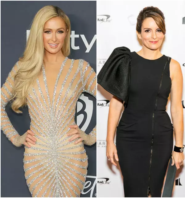 Tina Fey și Paris Hilton