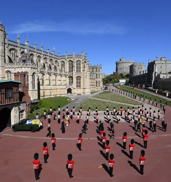 Funeraliile Prințului Philip în imagini