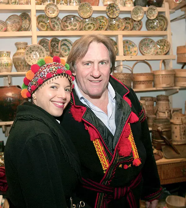 Gerard Depardieu Gérard Depardieu si Clémentine Igou,