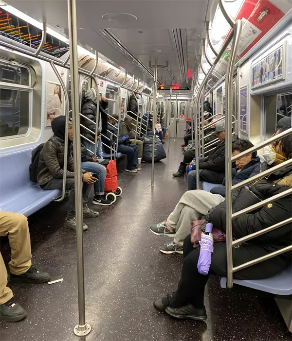 Un metrou în New York