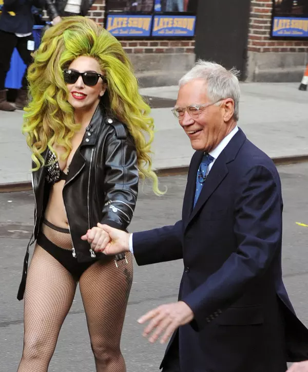 Lady Gaga si David Letterman