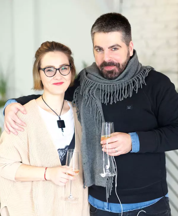 Iulia Paraschivescu  si Maurice Munteanu (ELLE)