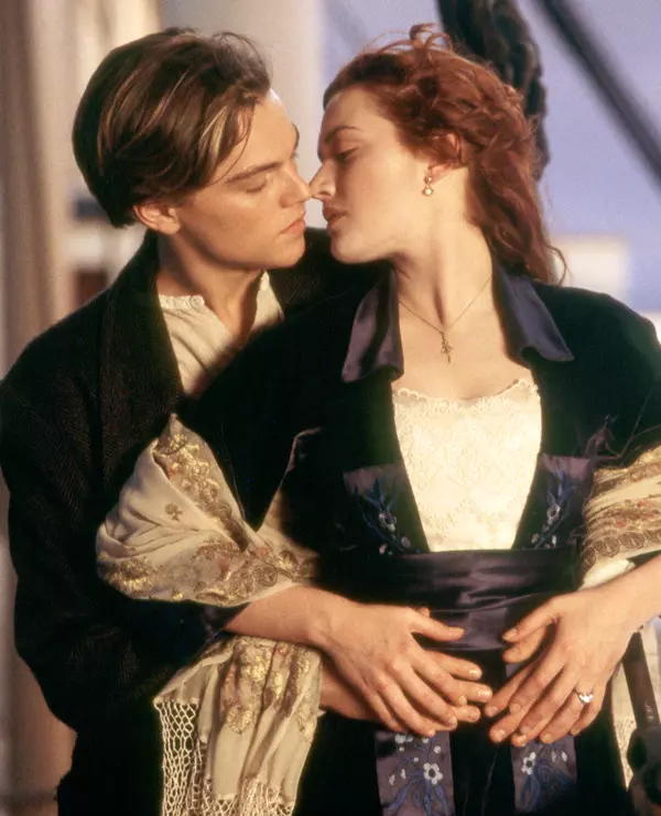 Sărutul dintre Rose și Jack din „Titanic”