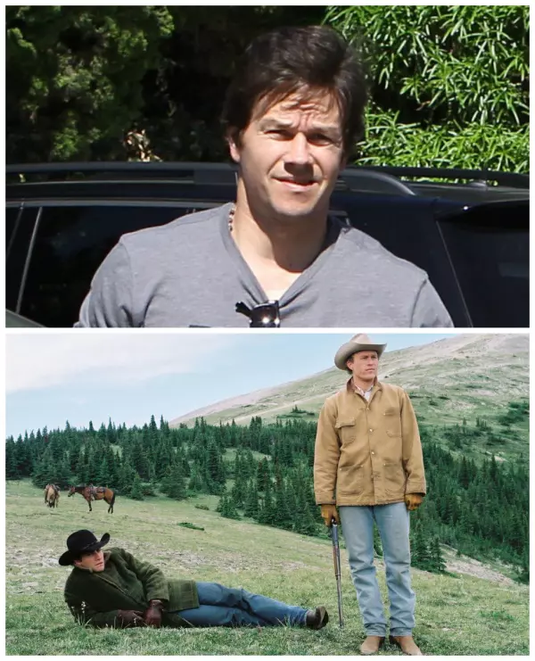Mark Wahlberg si Heath Ledger şi Jake Gyllenhaal in Brokeback Mountain