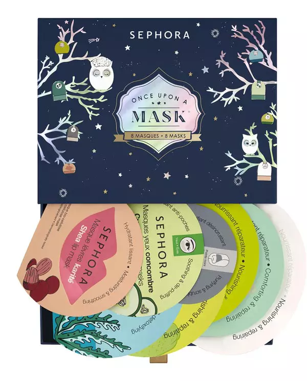 Set pentru îngrijirea tenului cu 8 măști Once Upon A Mask, Sephora, 128 lei