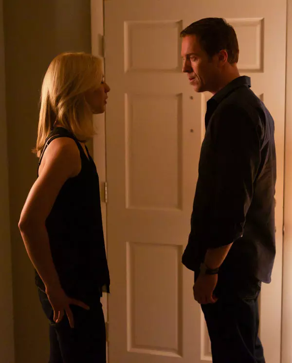 Carrie și Brody în Homeland