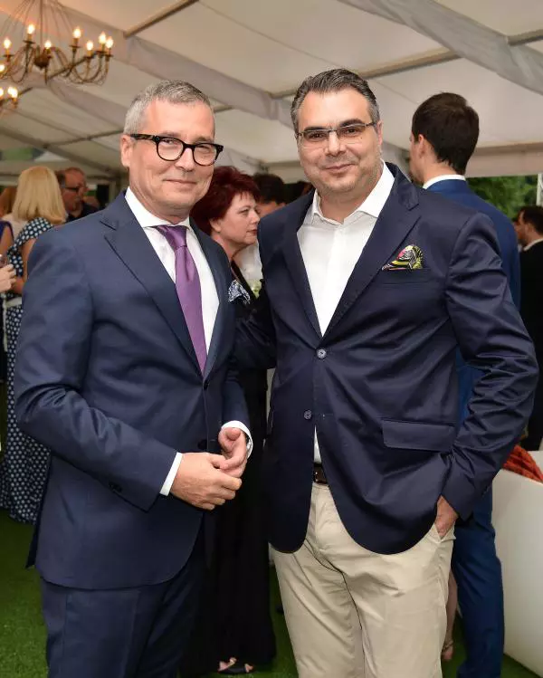 Brent Valmar (Porsche Romania) si Bogdan Militaru (Audi)