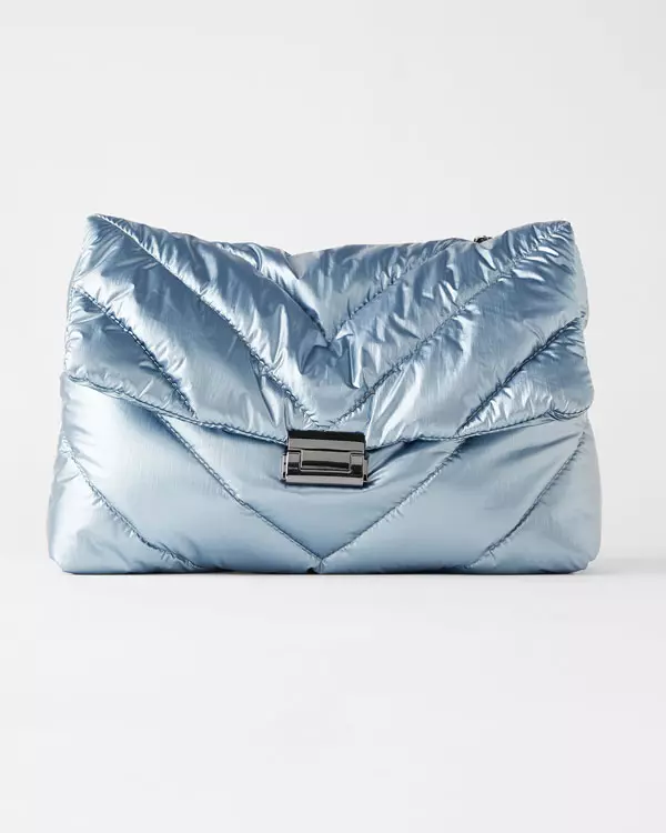 Geantă matlasată cu bandulieră, Zara.149,90 lei