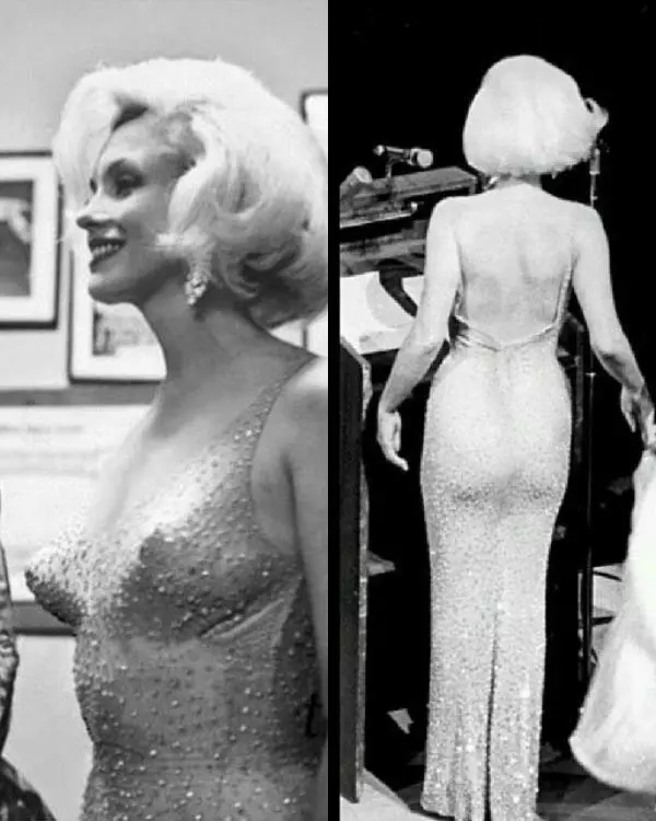 5. Rochia purtată de Marilyn Monroe la aniversarea lui John F. Kennedy - 1.3 milioane de dolari