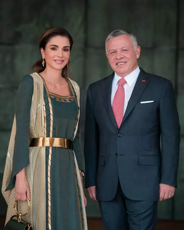 Regina Rania a Iordaniei și soțul ei, Regele Abdullah II
