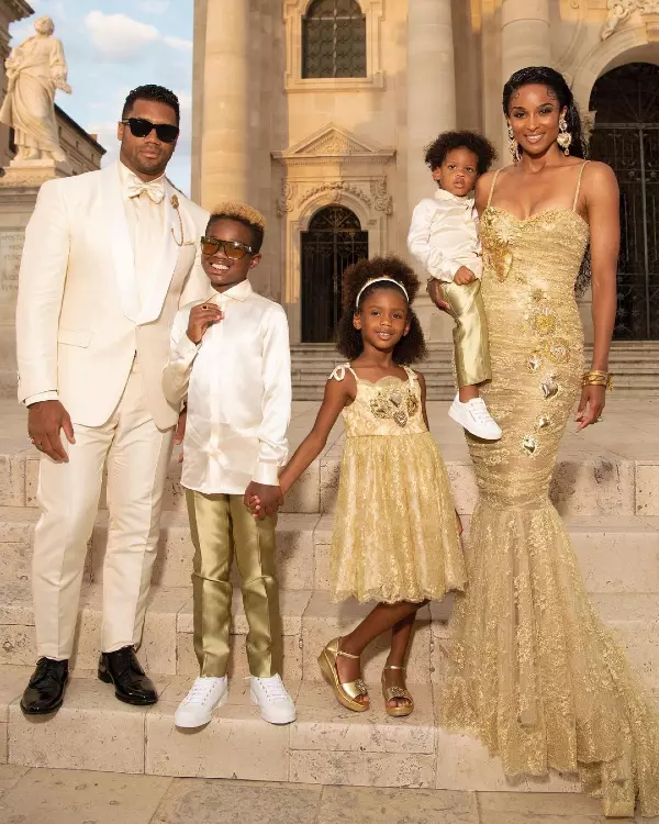 16. Ciara și Russell Wilson