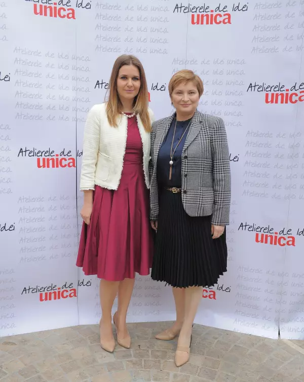 Raluca Hagiu (Unica) si Cristina Stanciulescu (Ringier)