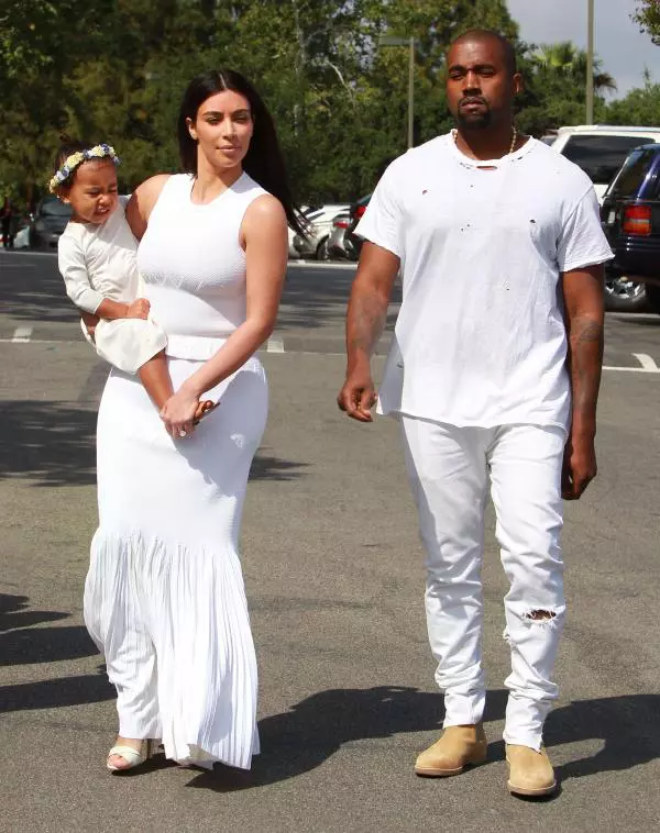 Kim Kardashian, Kanye West și North