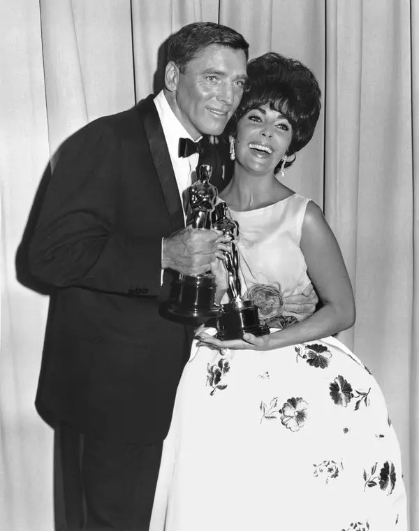 Burt Lancaster si Elizabeth Taylor, 1961