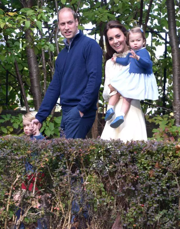 Printul William, Kate Middleton, Printul George si Printesa Charlotte