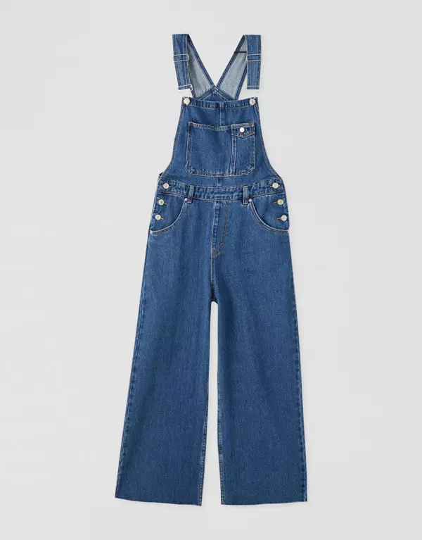 Salopetă din denim, Pull & Bear, 159,90 lei