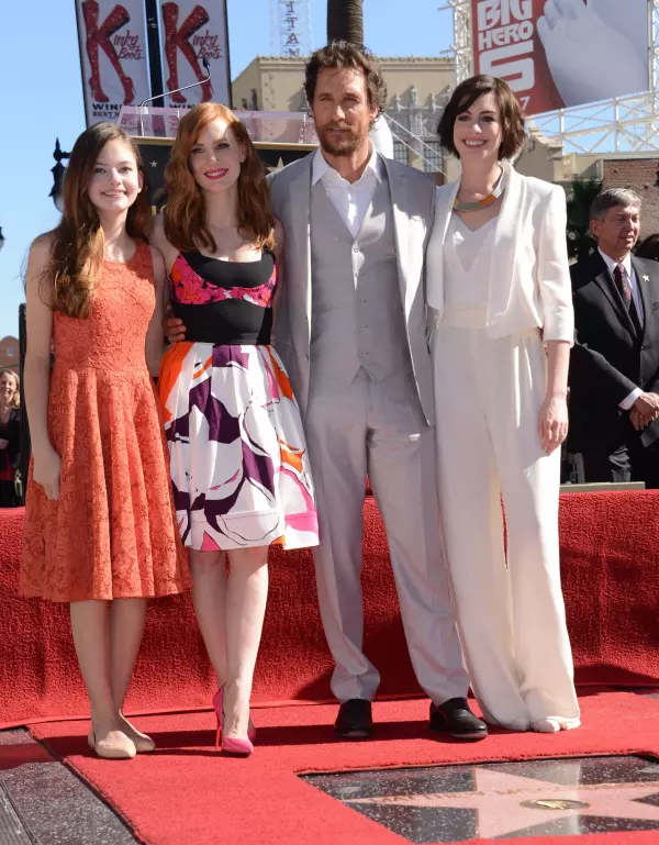 Mackenzie Foy, Matthew McConaughey, Anne Hathaway, Jessica Chastain