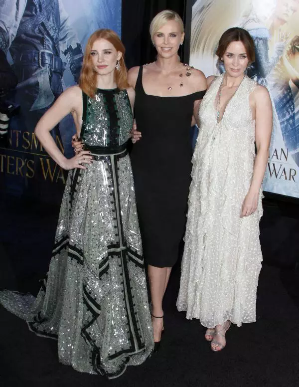 Jessica Chastain, Charlize Theron si Emily Blunt