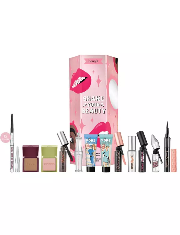 Shake Your Beauty Advent Calendar, Benefit Cosmetics, 350 lei (exclusiv în magazinele Sephora)