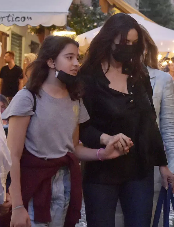 Monica Bellucci si Leonie, fiica ei cea mica