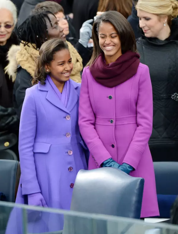 Cele doua fiice, Mali Ann si Natasha Obama