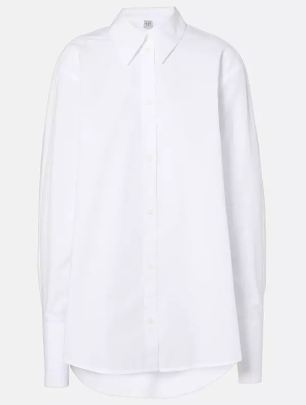 Cămașă din bumbac, Toteme, 340 euro, www.mytheresa.com