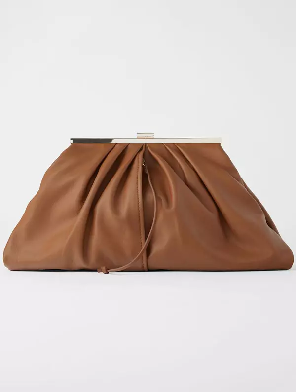 Geantă din piele, Zara, 349,90 lei