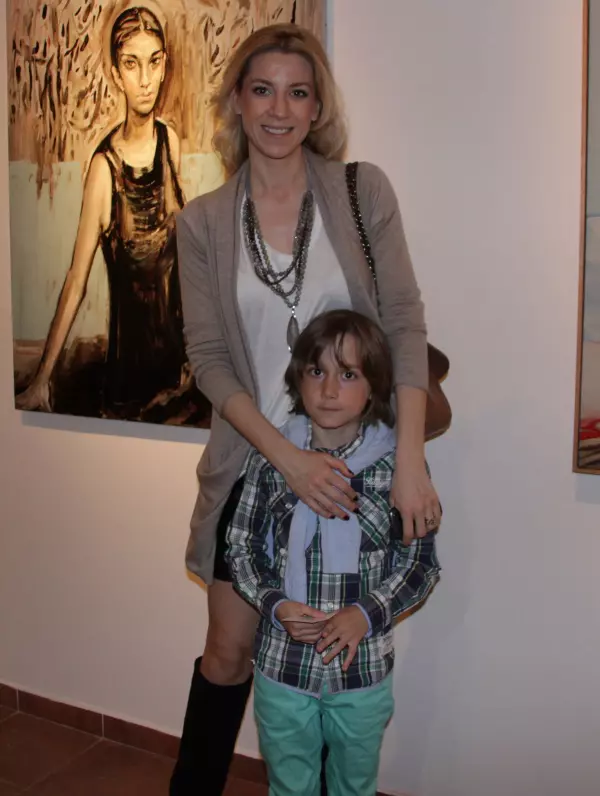 Sonia Argint Ionescu si fiul