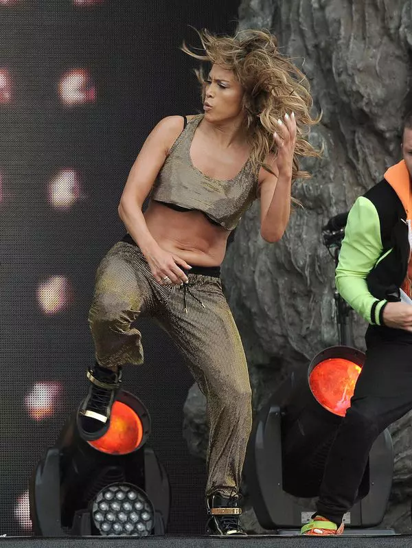 Jennifer Lopez Performs In Hyde Park
