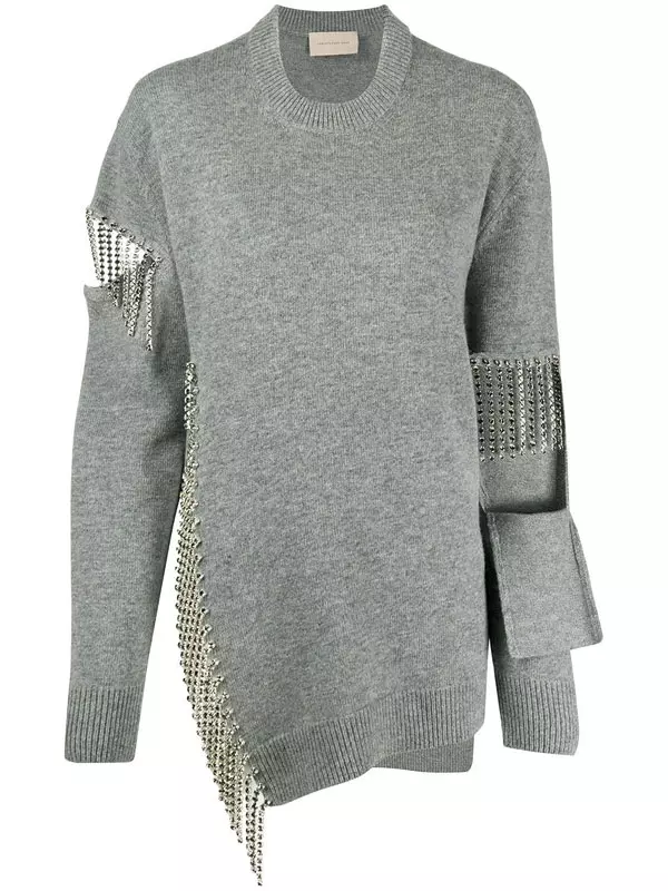 Pulover din lână, Christopher Kane, 1.108 euro, www.farfetch.com