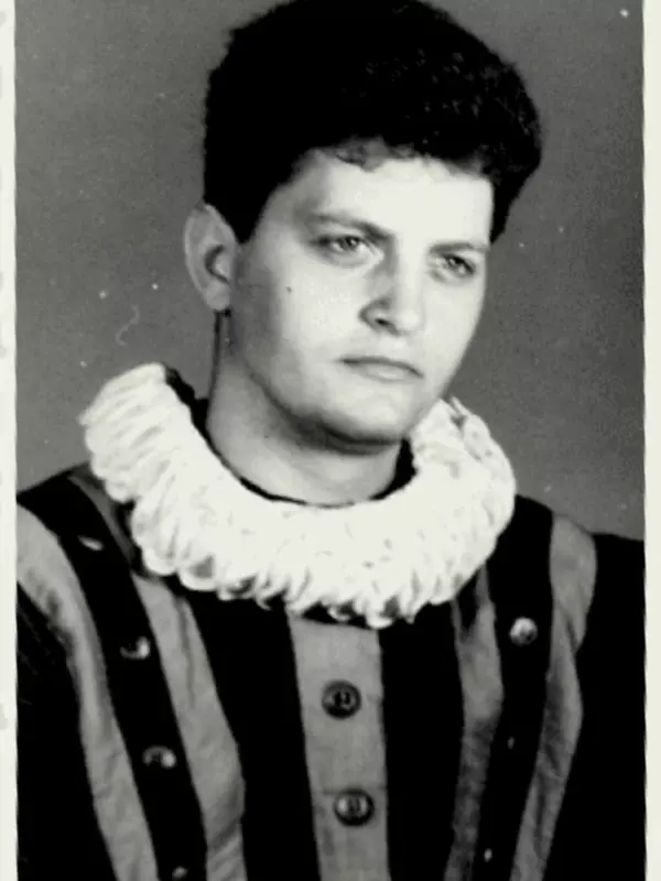 Virgil Ianțu în tinerețe