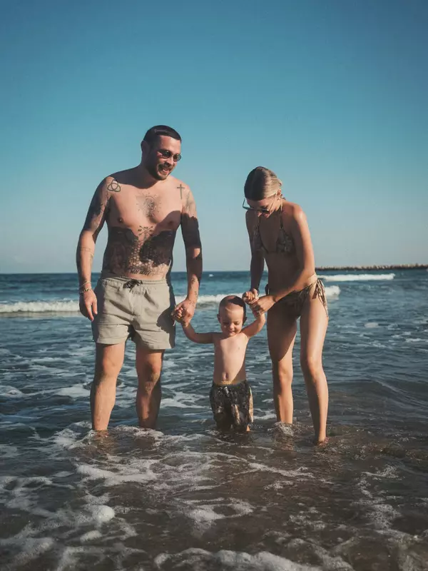 Ana Baniciu cu familia în vacanță