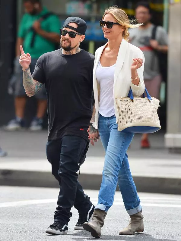 Cameron Diaz si Benji Madden