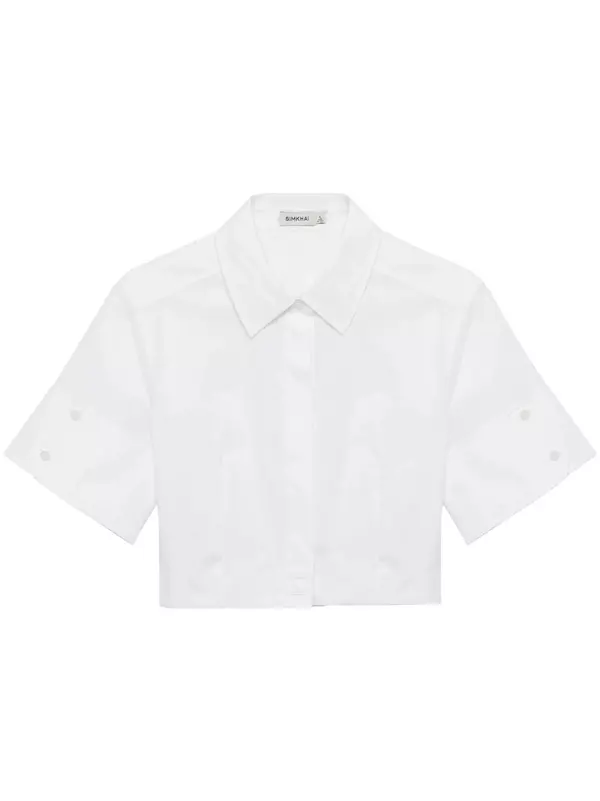 Cămașă din bumbac, Simkhai, 366 euro, www.farfetch.com