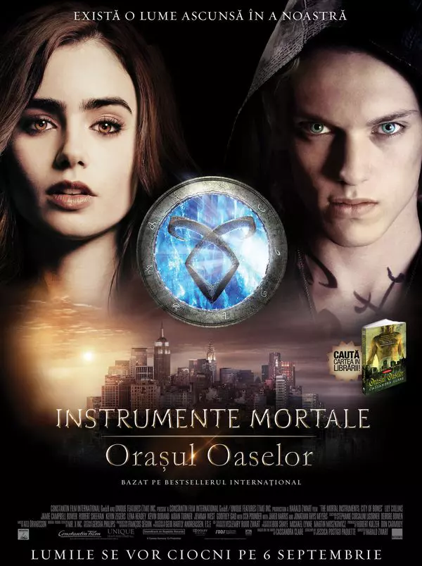 afis Instrumente Mortale: Oraşul Oaselor