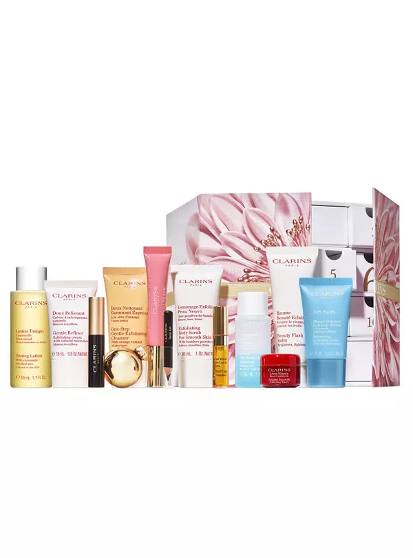 Holiday Advent Calendar, Clarins, 295,20 lei (în parfumeriile Douglas)