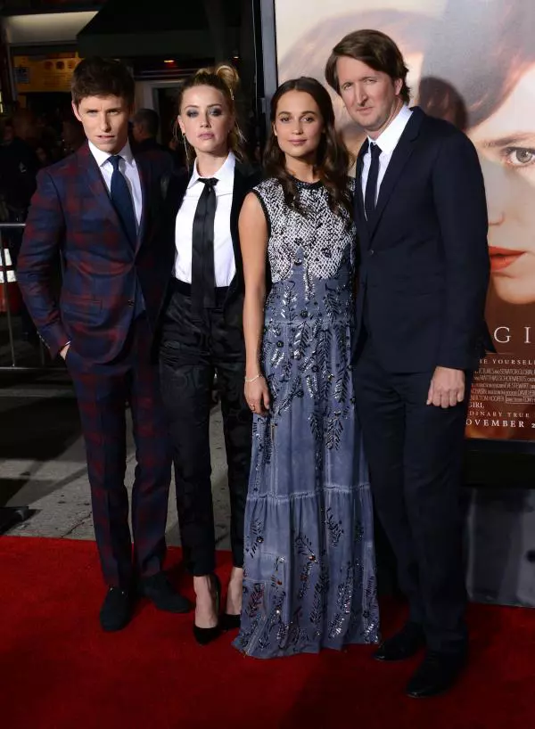 Eddie Redmayne, Amber Heard si Alicia Vikander