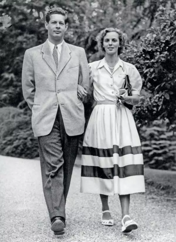 Regele Mihai I și Regina Ana, în 1948 în Elveția. „Sunt o femeie obișnuită, care a avut bucuria și fericirea de a se căsători cu un bărbat fantastic, regele Mihai al României“.