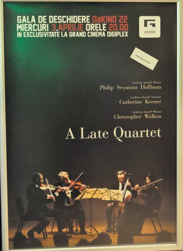 Afisul filmului A Late Quartet
