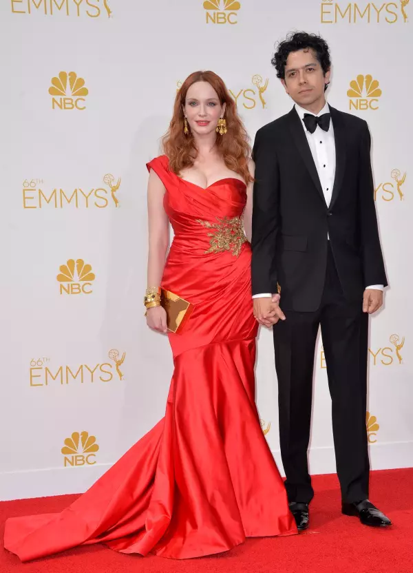 Christina Hendricks si Geoffrey Arend