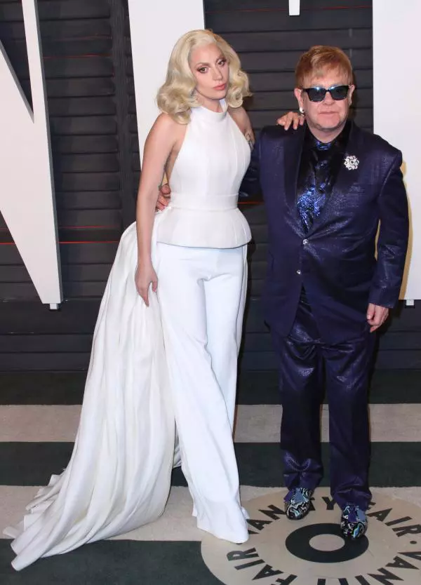 Lady Gaga si Elton John