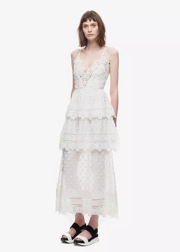 Rochie cu volane, Self Portrait, 1.770 lei