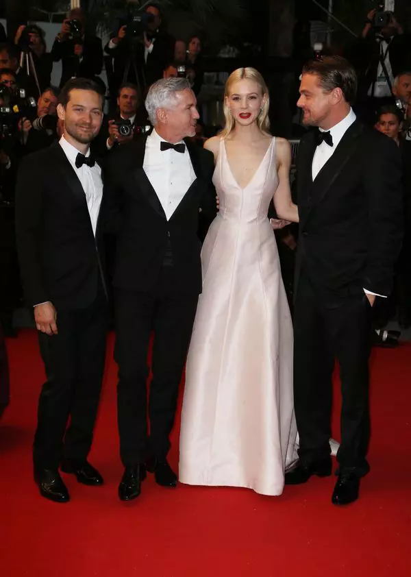 Tobey Maguire, Baz Luhrmann, Carey Mulligan si Leonardo DiCaprio