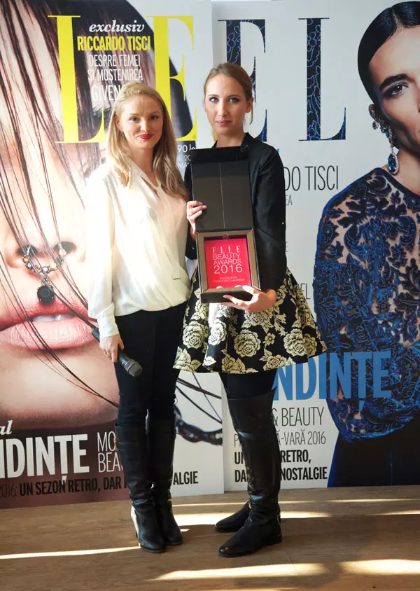 Lavinia Gogu (ELLE) si Ioana Vasilescu (Loreal)